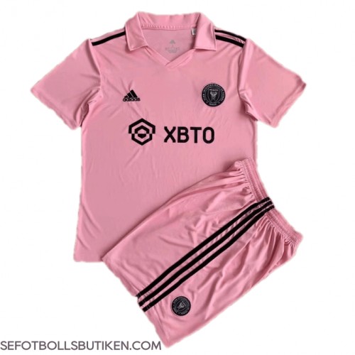 Inter Miami Lionel Messi #10 Replika Babykläder Hemma matchkläder barn 2023-24 Korta ärmar (+ Korta byxor)